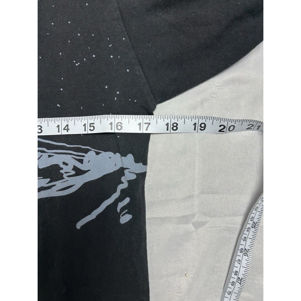 Vans Off The Wall Graphic Long Sleeve Skate Shirt Punk Black Embroidered Logo S - Picture 9 of 13